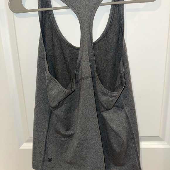 Gray Racerback Tank Top - Picture 3 of 3